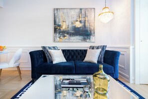 Appartement, 1 chambre | Aire de séjour | Téléviseur à écran plat