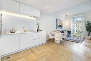 Lägenhet - 1 sovrum | Eget kök | Vattenkokare och brödrost