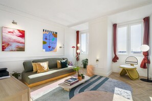 Apartment, 2 Bedrooms | Living area | Flat-screen TV