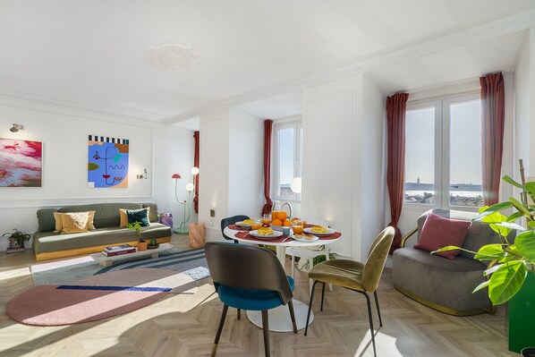 Apartment, 2 Bedrooms | Living area | Flat-screen TV
