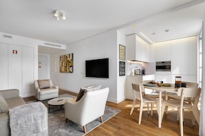 Apartment, 1 Bedroom | Living area