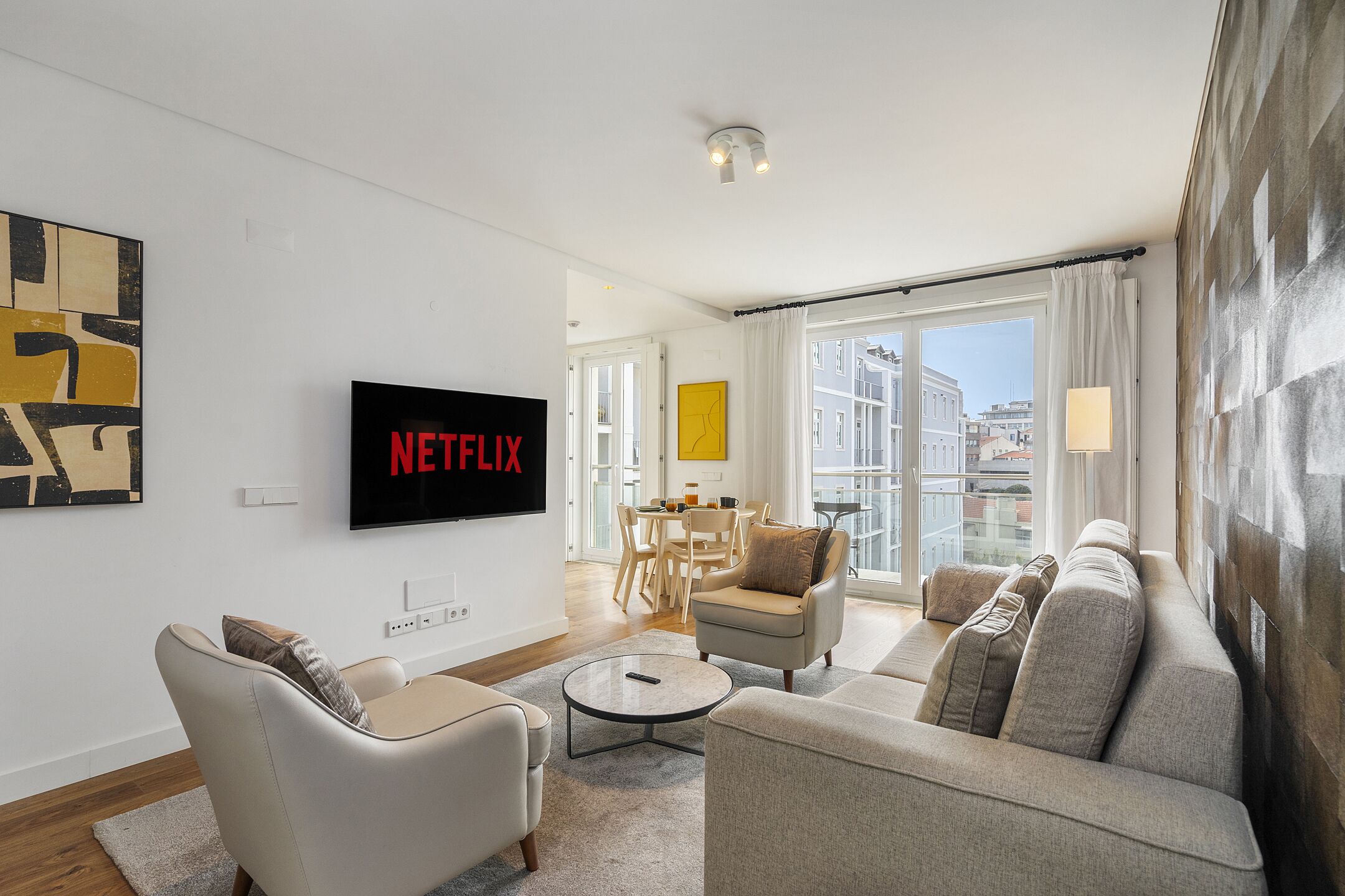 Apartment, 1 Bedroom | Living area