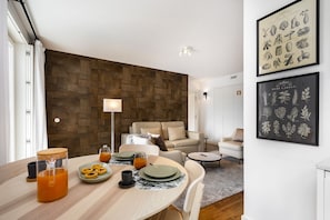 Apartment, 1 Bedroom | Living area