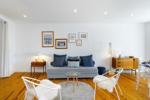 Apartamento, 1 quarto | Área de estar