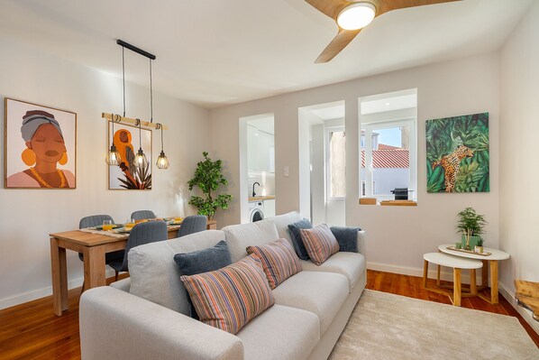 Apartment, 2 Bedrooms | Living area | Flat-screen TV