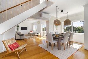 Apartment, 3 Bedrooms | Living area | Flat-screen TV