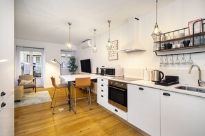 Apartment, 1 Schlafzimmer | Eigene Kochnische | Wasserkocher, Toaster