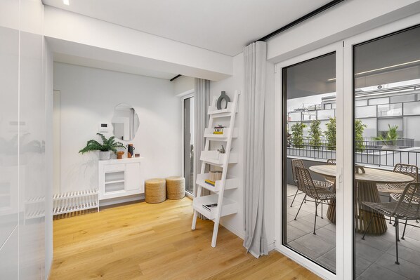 Appartement, 1 chambre | Coin séjour