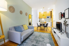 Appartement, 1 chambre | Coin séjour