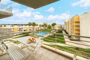 Apartment, 2 Bedrooms | Balcony - Family Holidays W/ S-Pool, Ac, Elevator & Garage (Loulé)