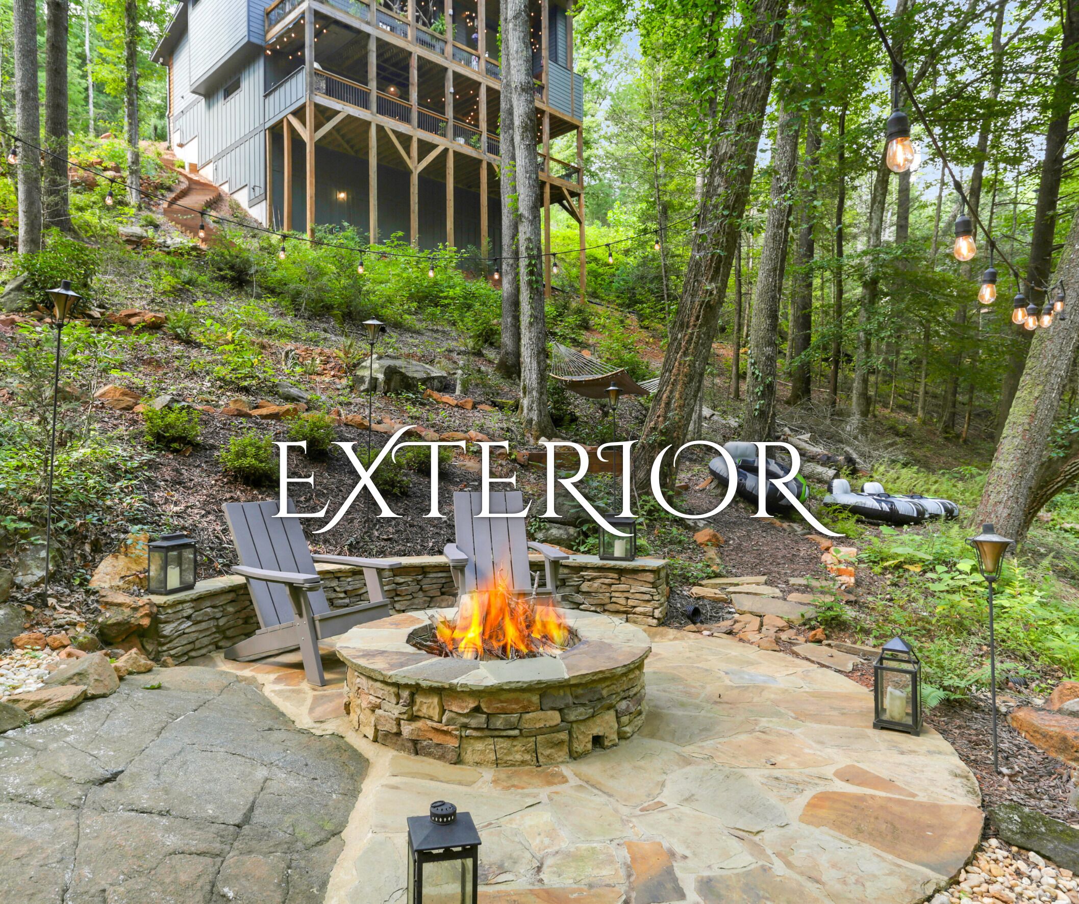 Overnattingsstedets uteområder