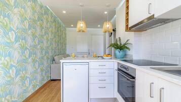 Căn hộ, 1 phòng ngủ | Bếp riêng | Ấm điện, lò nướng bánh mì