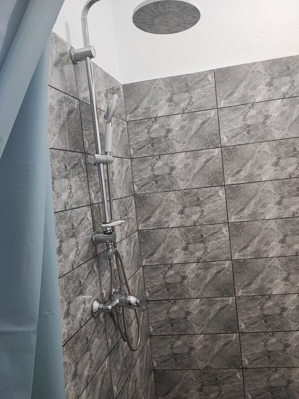 Shower, soap
