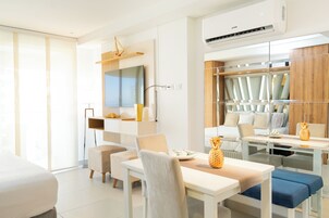 Luxury Loft, 1 King Bed | Living area | Table tennis