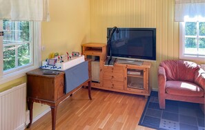Télévision, cheminée