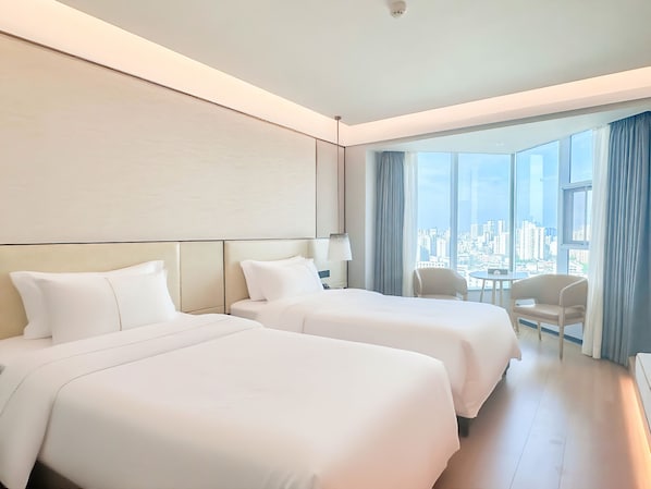 2 Twin Beds, Intelligent Room, City View, Non-Smoking | Minibar, blackout drapes, free cribs/infant beds, free WiFi