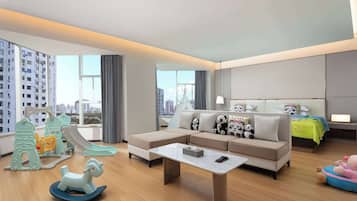 Family Room, 2 Single Beds, Non Smoking | Minibar, blackout curtains, free cots/infant beds, free WiFi