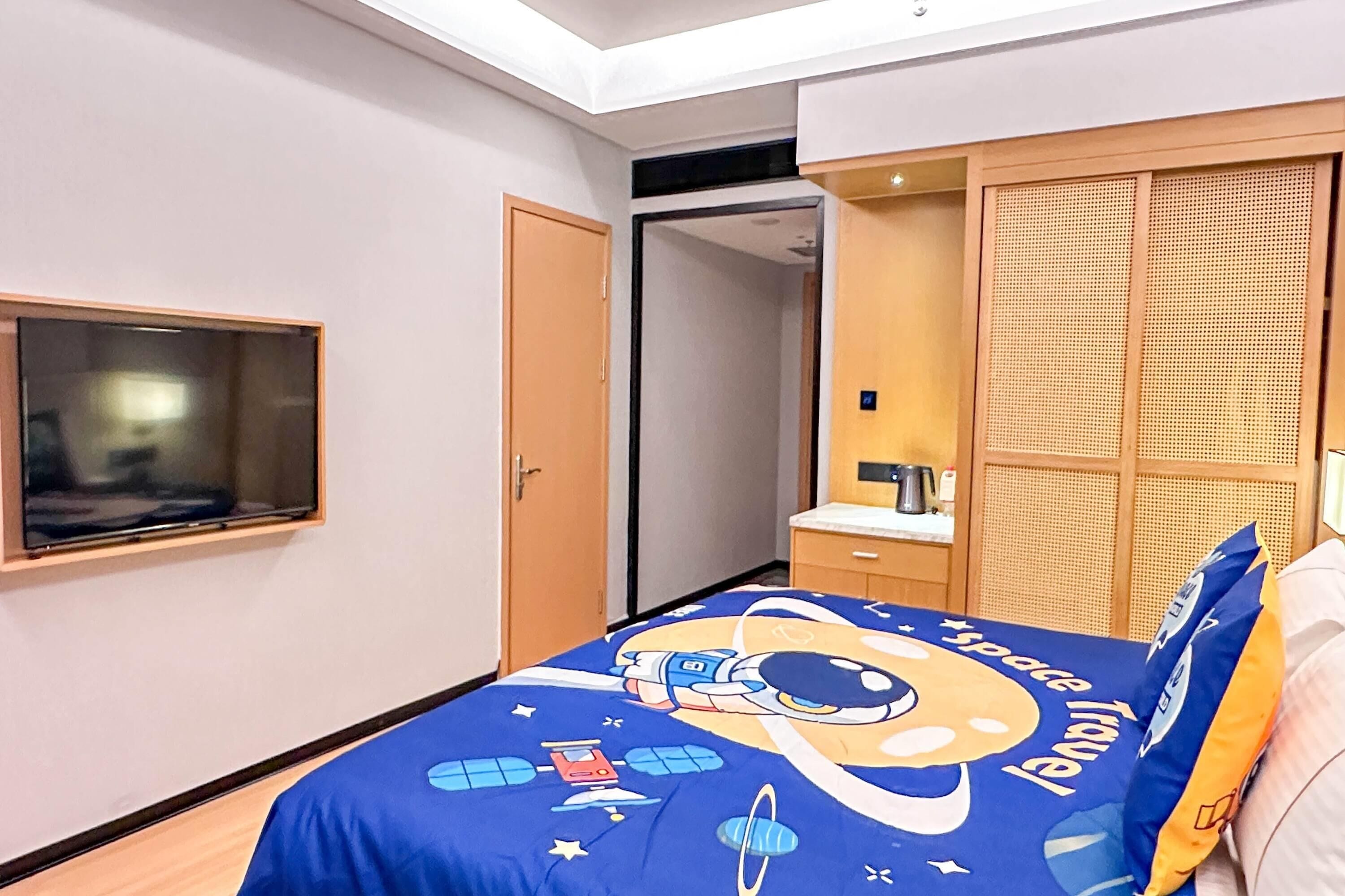 Minibar, rideaux d’obscurcissement, lit de bébé (gratuit)