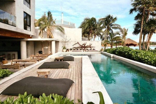 Pool - Elegant Oceanfront Apartment by BT Homes (Tulum)