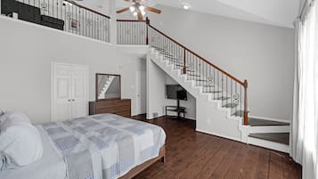 5 habitaciones, tabla de planchar con plancha, cuna de viaje y wifi