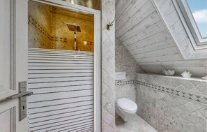 Shower, hair dryer