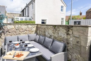 Outdoor dining - Northern Hideaways, St Cuthberts (Seahouses)