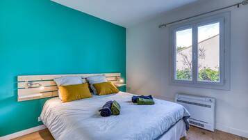1 chambre, Wi-Fi gratuit, draps fournis