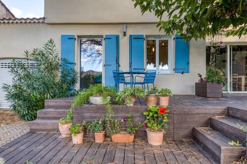 Appartement 'Mas Chloro-Phil' avec terrasse partagée, Wi-Fi et climatisation