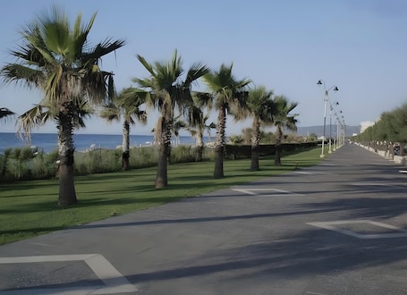 Property grounds. Holiday Home 'Alba's Home - Van Gogh' with Balcony, Wi-Fi and Air Conditioning