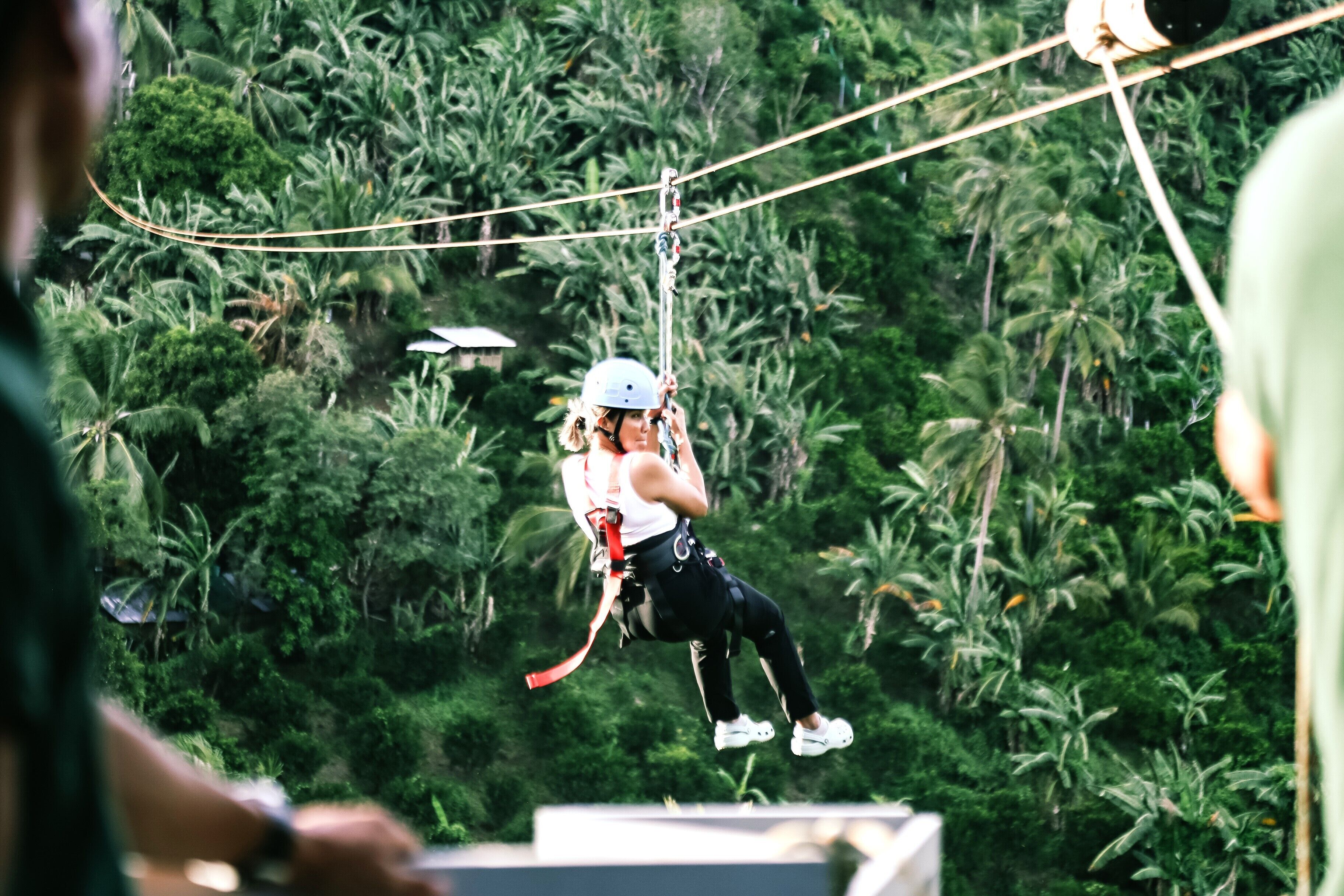 Ziplining