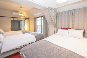 3 chambres, Wi-Fi gratuit, draps fournis