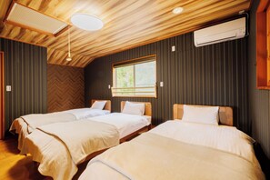 3 habitaciones, escritorio, wifi gratis y ropa de cama 