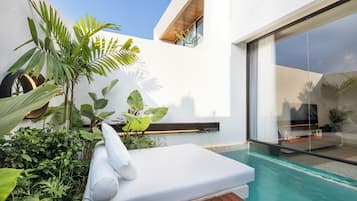Two-bedroom Villa 1 with Private Pool | Terrasse/Patio
