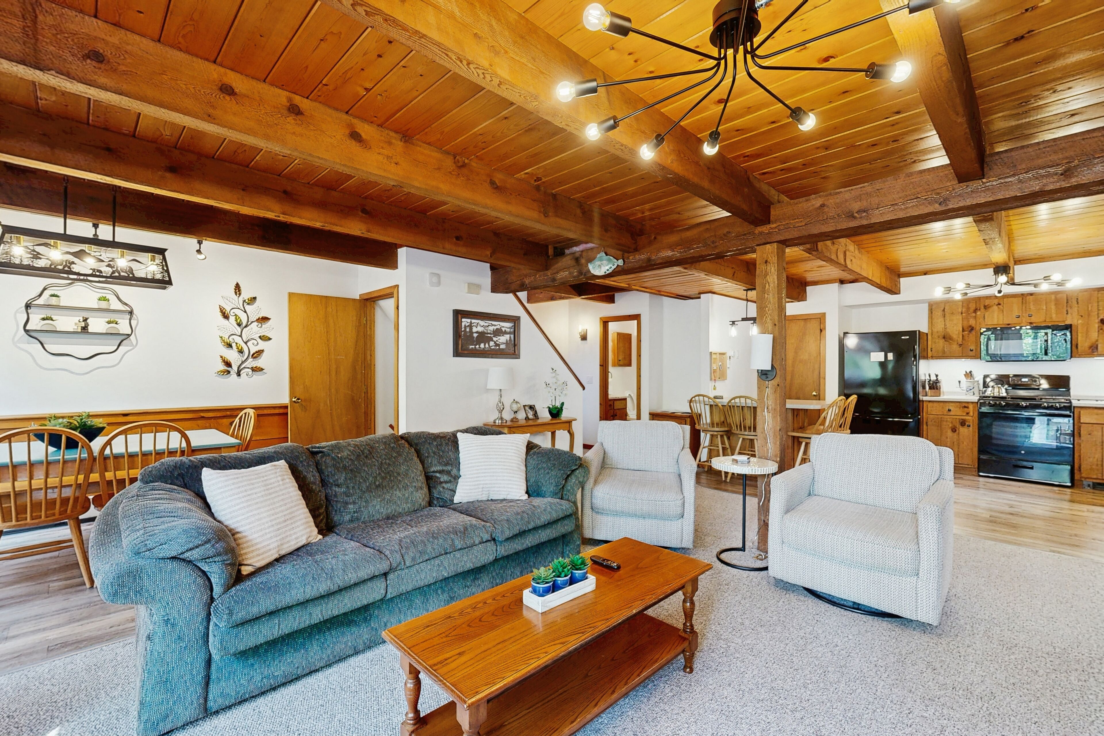 TV, fireplace, DVD player