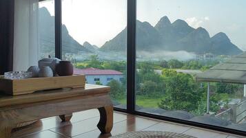 Comfort Double Room, 1 King Bed, Hill View | View from room