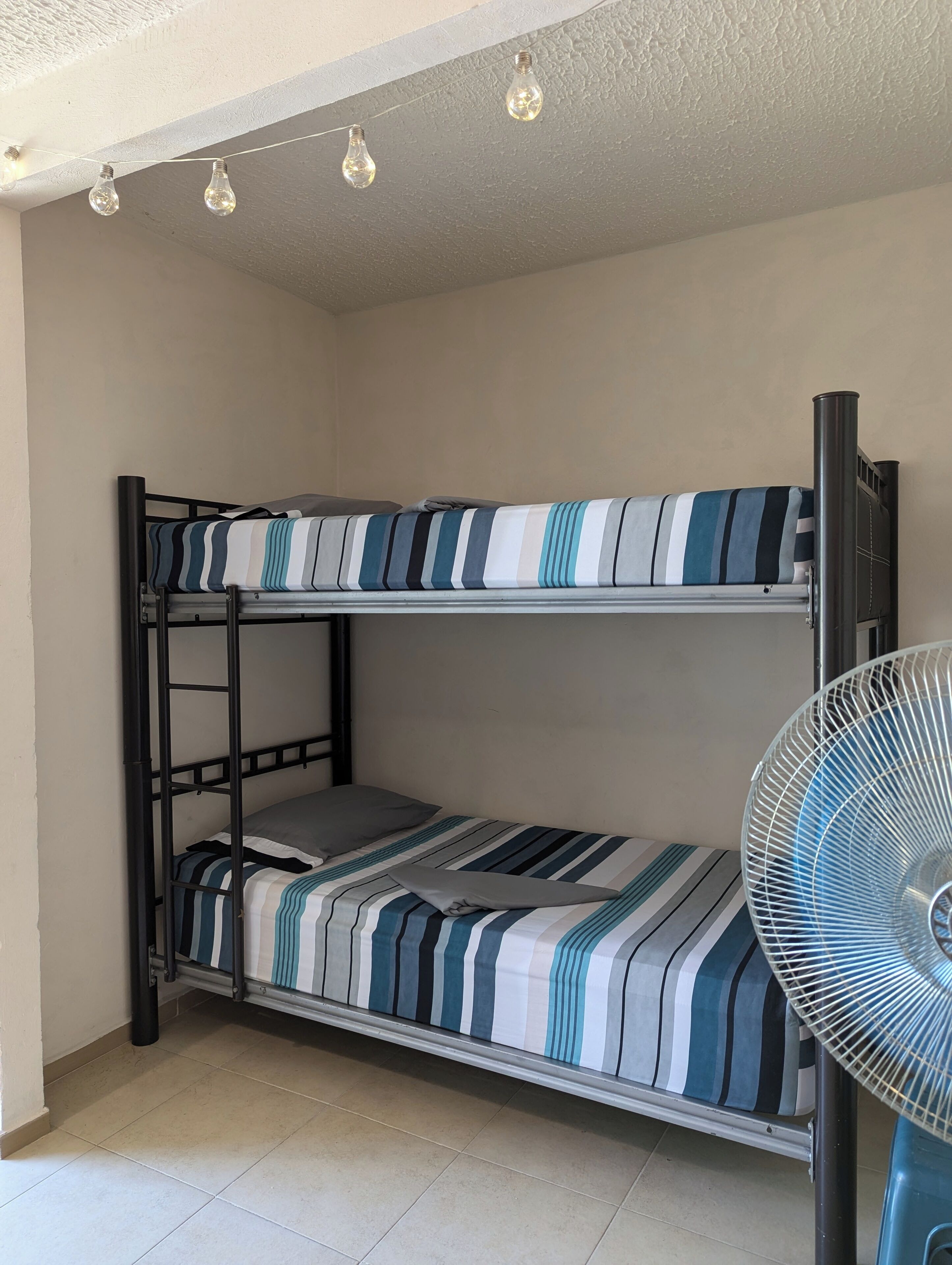 1 bedroom, iron/ironing board, bed sheets