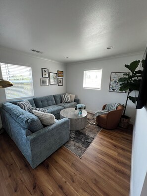 Smart TV - Charming brand new 2-bedroom house in welcoming Long Beach with AC, WiFi (Long Beach)