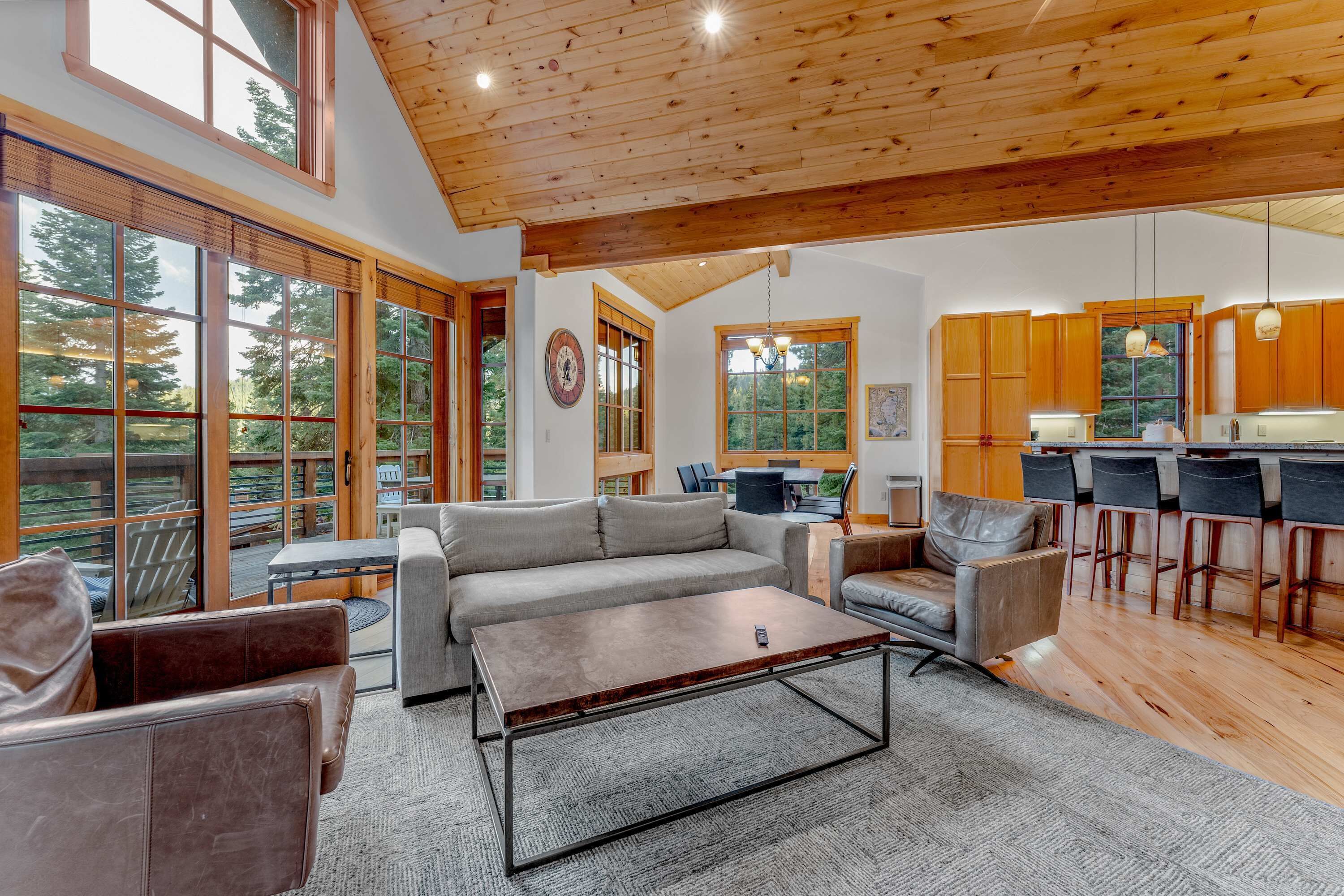 テレビ、暖炉、書斎 / ワークスペース