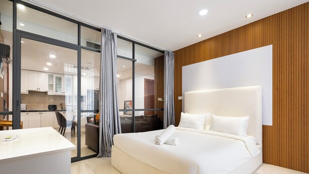 ดีลักซ์อพาร์ทเมนท์, 3 ห้องนอน, วิวเมือง | วิวจากห้องพัก