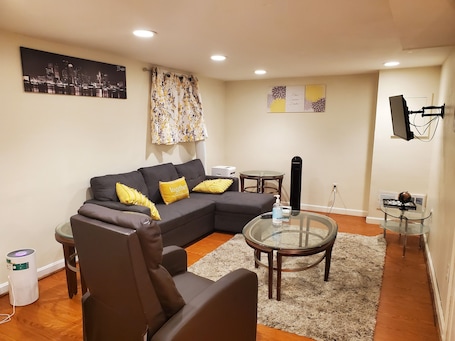 Living area. Charming B&B close to Salem and Boston