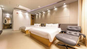 Chambre Premium avec lits jumeaux, vue océan | Ameublement personnalisé, Wi-Fi gratuit, draps fournis