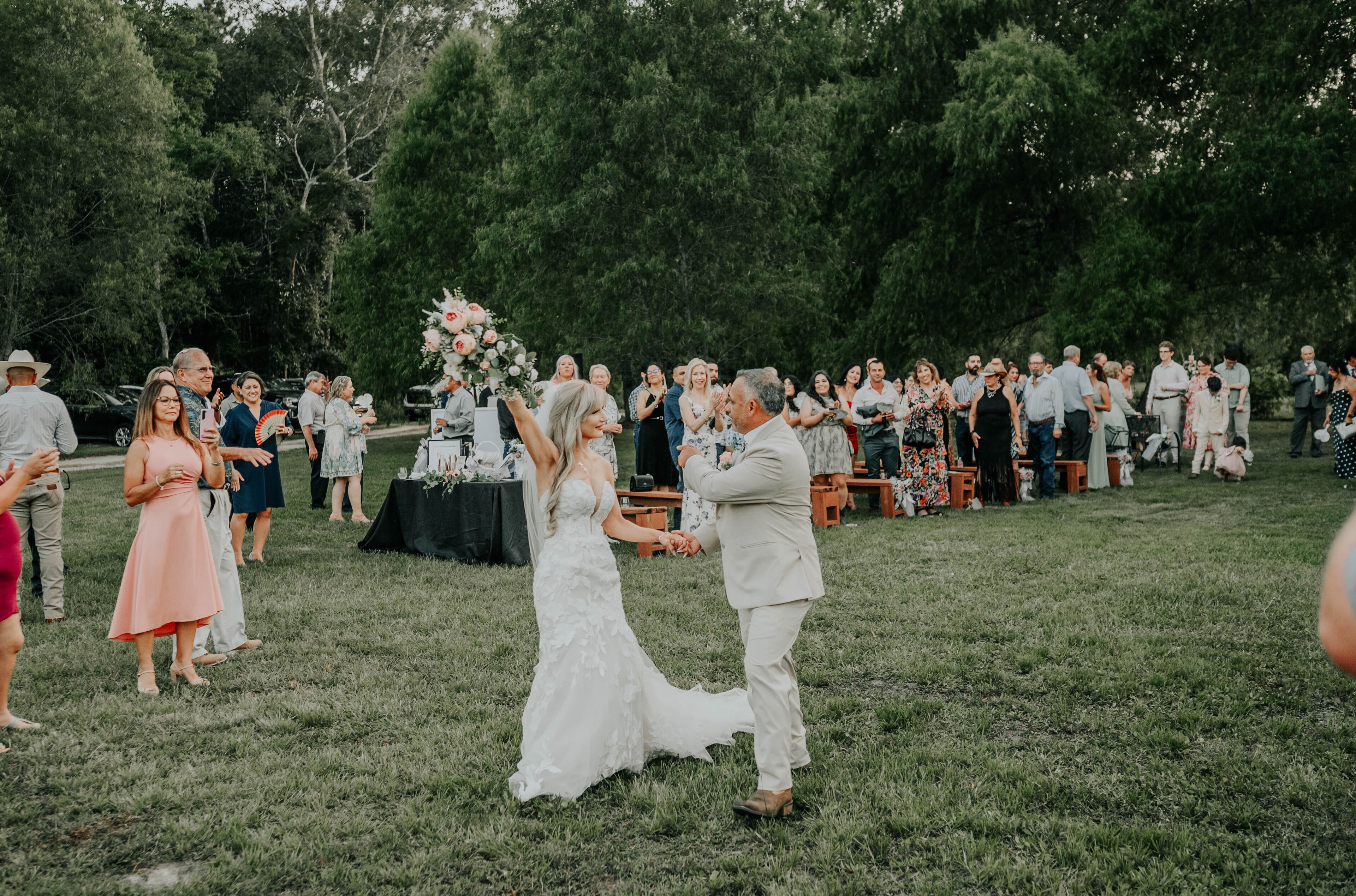 Espace banquet en plein air