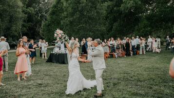 Espace banquet en plein air