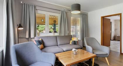 Apartment 'Ferienwohnung Sawade' with Private Terrace, Shared Garden and Wi-Fi