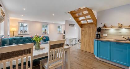 Ferienwohnung Landlust" mit privater Terrasse, Gemeinschaftsgarten und Wi-Fi