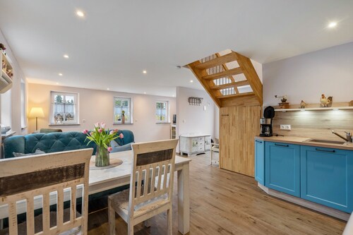 Ferienwohnung Landlust" mit privater Terrasse, Gemeinschaftsgarten und Wi-Fi