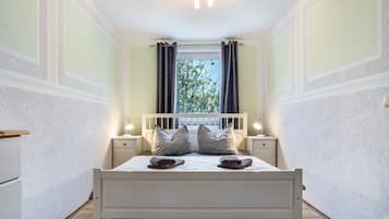 2 Schlafzimmer, Bügeleisen/Bügelbrett, kostenloses WLAN, Bettwäsche