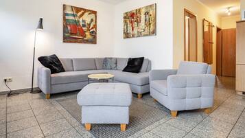 TV, DVD player, stereo