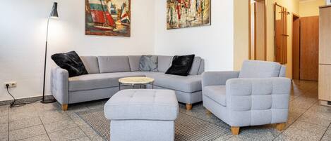 TV, DVD player, stereo