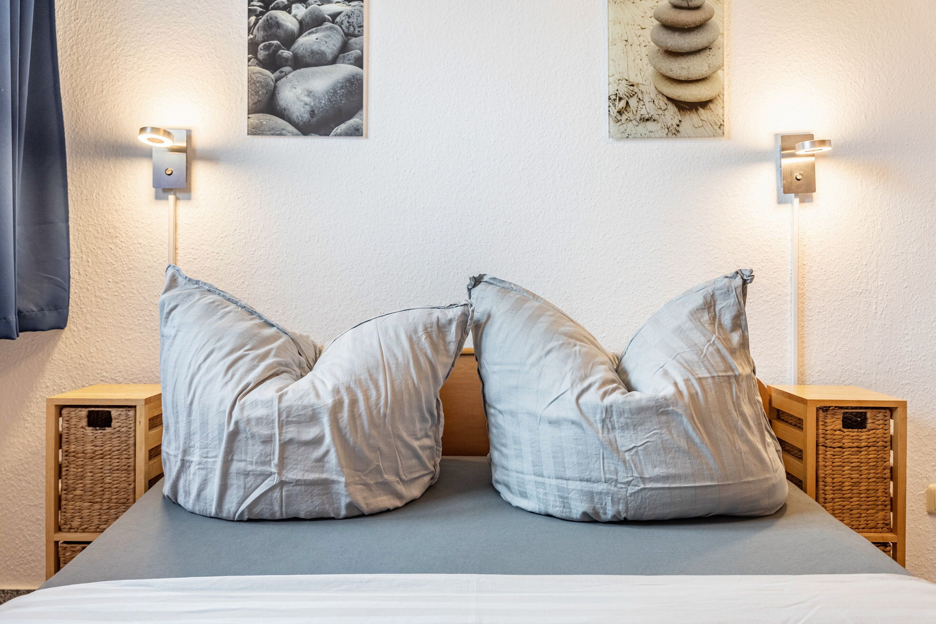 2 habitaciones, tabla de planchar con plancha y wifi gratis 
